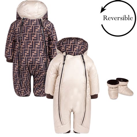 fendi baby snowsuit|fendi baby bag.